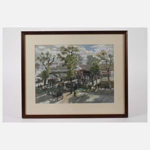 Franz Goepfart, attr., Kritzekrebsmarkt