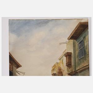 Charles Wilda, Straßenszene in Kairo