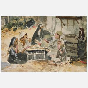 Charles Wilda, Straßenszene in Kairo