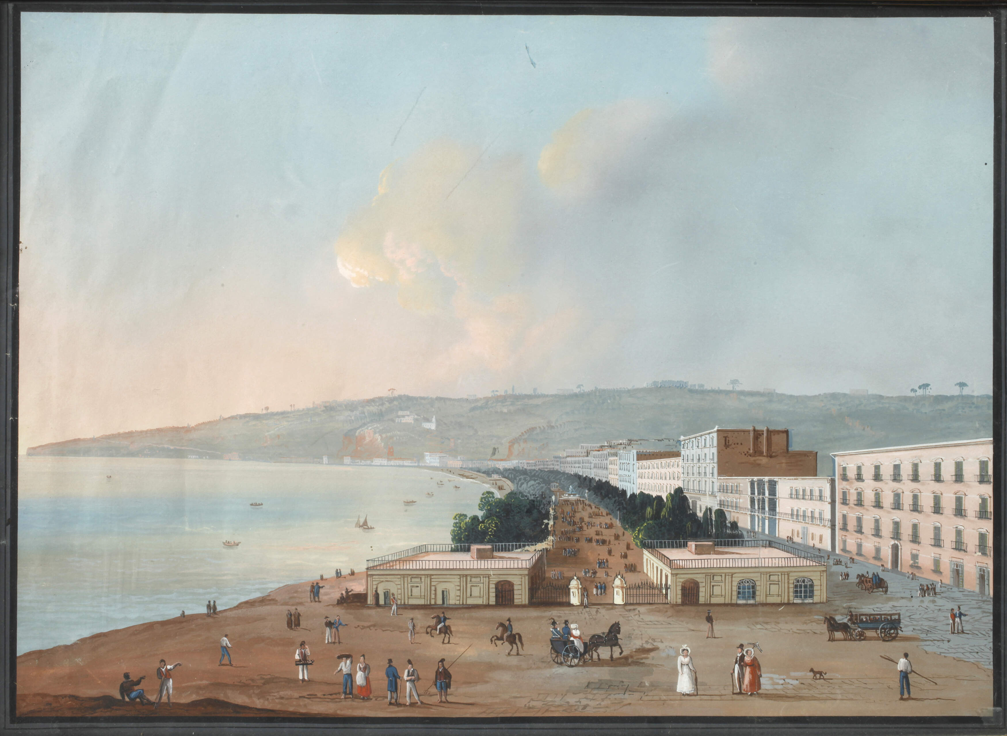 Hafenpromenade von Neapel