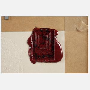 Paar Ansichten des ausbrechenden Vesuvs