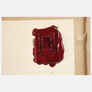 Paar Ansichten des ausbrechenden Vesuvs