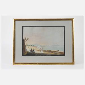 Blick auf Neapel mit Vesuv