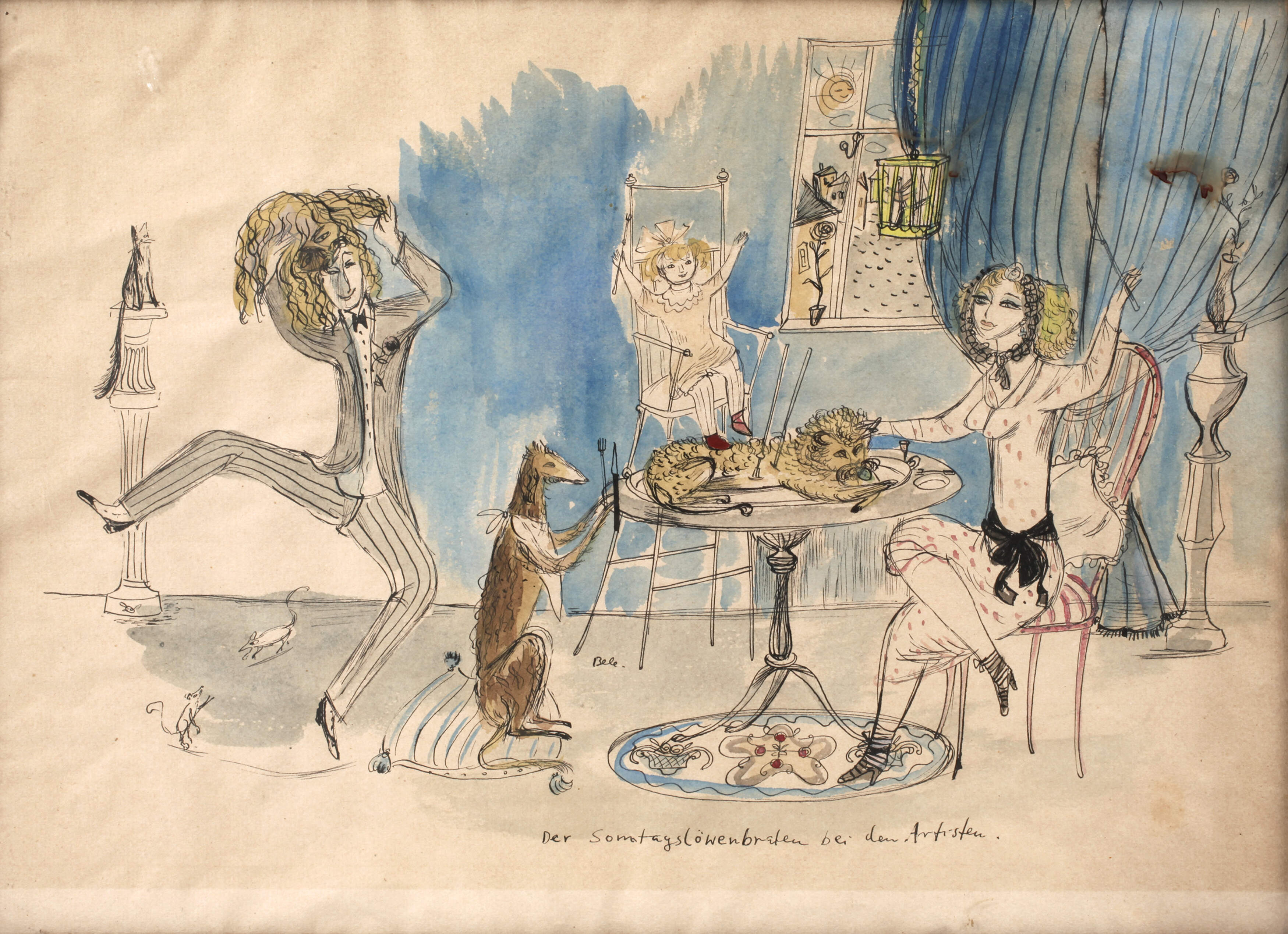 Bele Bachem, "Der Sonntagslöwenbraten ..."