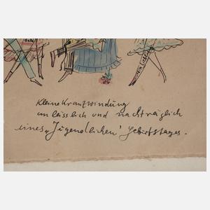 Bele Bachem, Paar Aquarelle