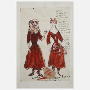 Bele Bachem, Paar Modeentwürfe