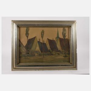 František Xaver Böhm, attr., Dorfansicht