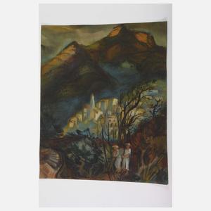 Karl Bosse, Konvolut Landschaftsaquarelle