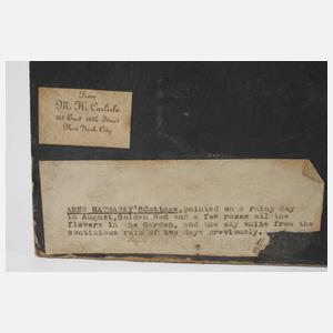 Mary Helen Carlisle, attr., Cottage im Garten