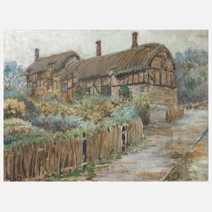 Mary Helen Carlisle, attr., Cottage im Garten