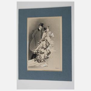 Walther Caspari, Elegantes Paar