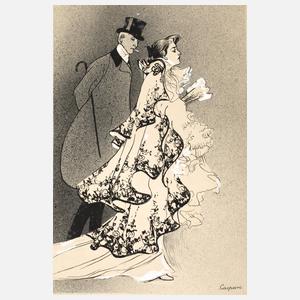 Walther Caspari, Elegantes Paar