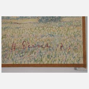 Heinrich Diersch, attr., "Lahnberge bei Biedenkopf"