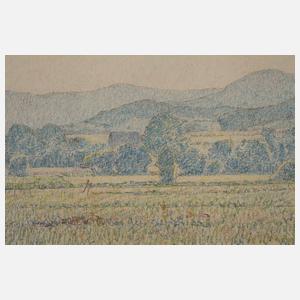 Heinrich Diersch, attr., "Lahnberge bei Biedenkopf"