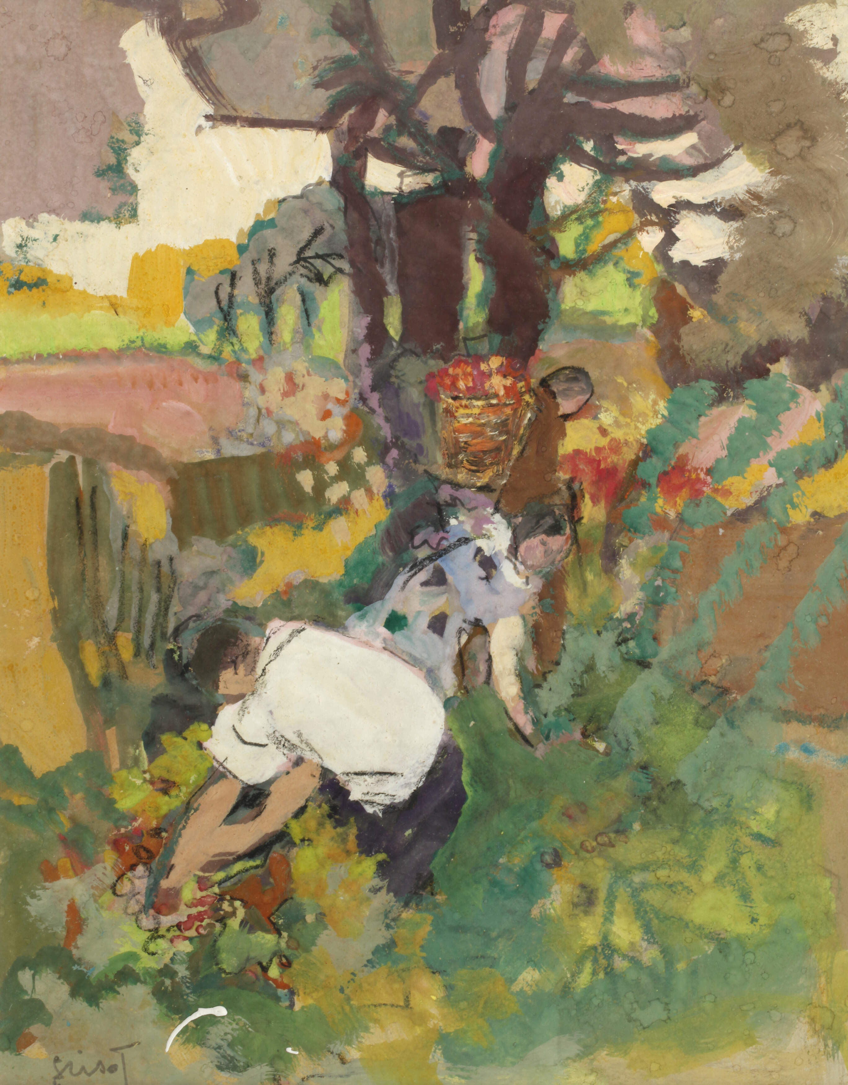 Pierre Grisot, Bei der Ernte