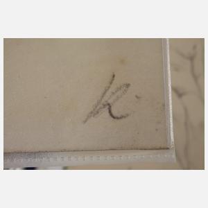 Johann Kluska, Umfangreiches Zeichnungskonvolut