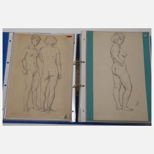 Johann Kluska, Umfangreiches Zeichnungskonvolut