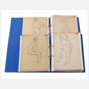 Johann Kluska, Umfangreiches Zeichnungskonvolut