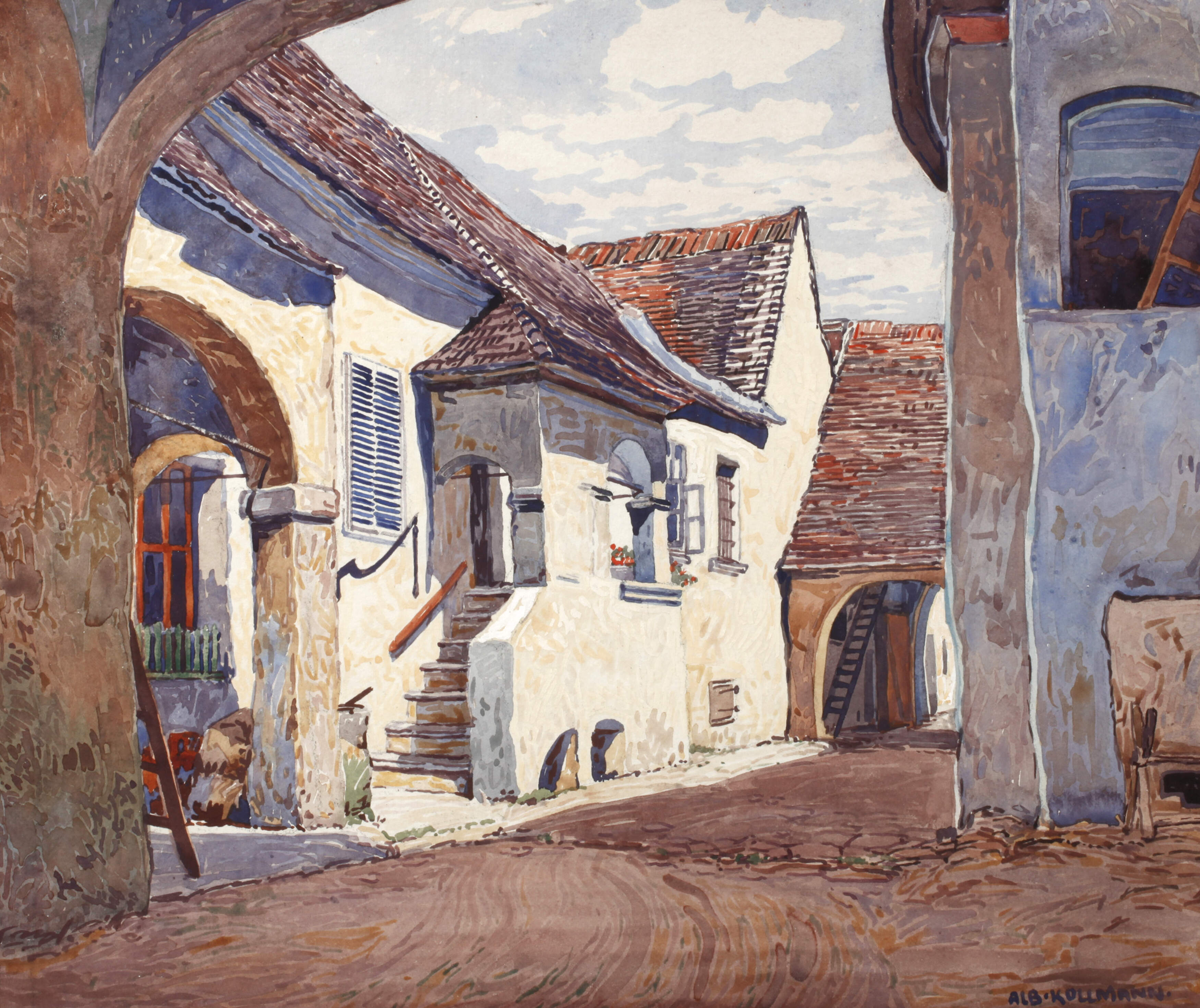 Albert Kollmann, "Hof in Rust"