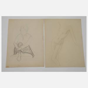 Gerhard Marcks, attr., Zeichnungskonvolut