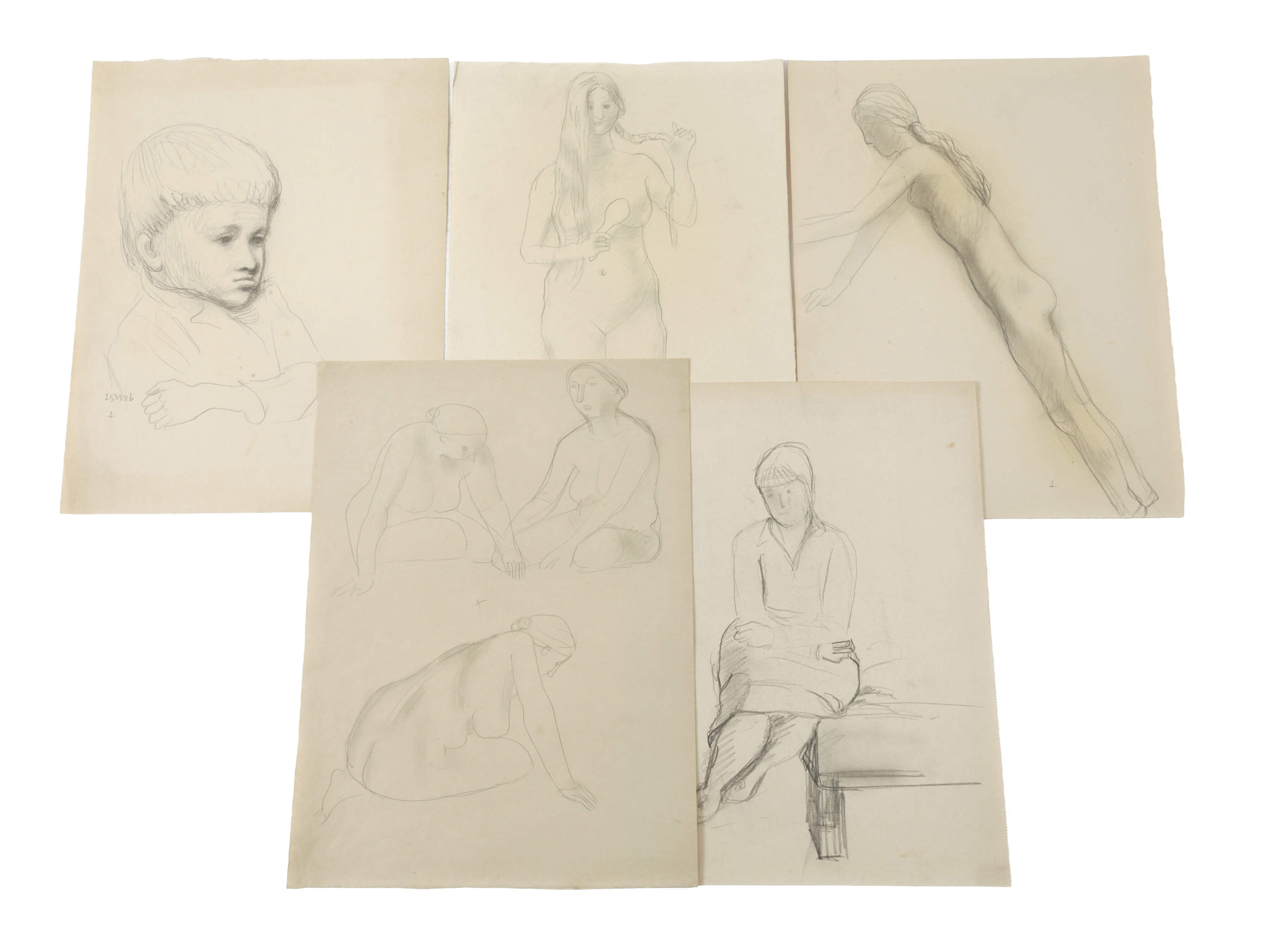 Gerhard Marcks, attr., Zeichnungskonvolut