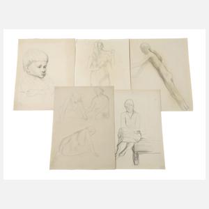 Gerhard Marcks, attr., Zeichnungskonvolut