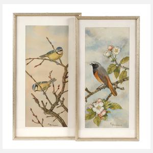 Friedrich Reimann, Zwei Vogeldarstellungen Frühling