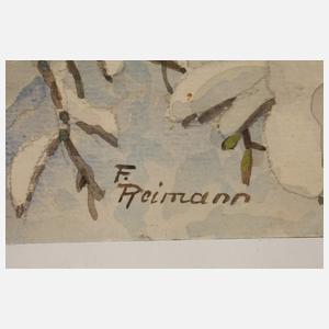 Friedrich Reimann, Eichelhäher und Gimpel im Winter