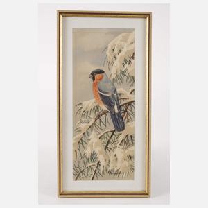 Friedrich Reimann, Eichelhäher und Gimpel im Winter