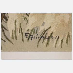 Friedrich Reimann, Eichelhäher und Gimpel im Winter