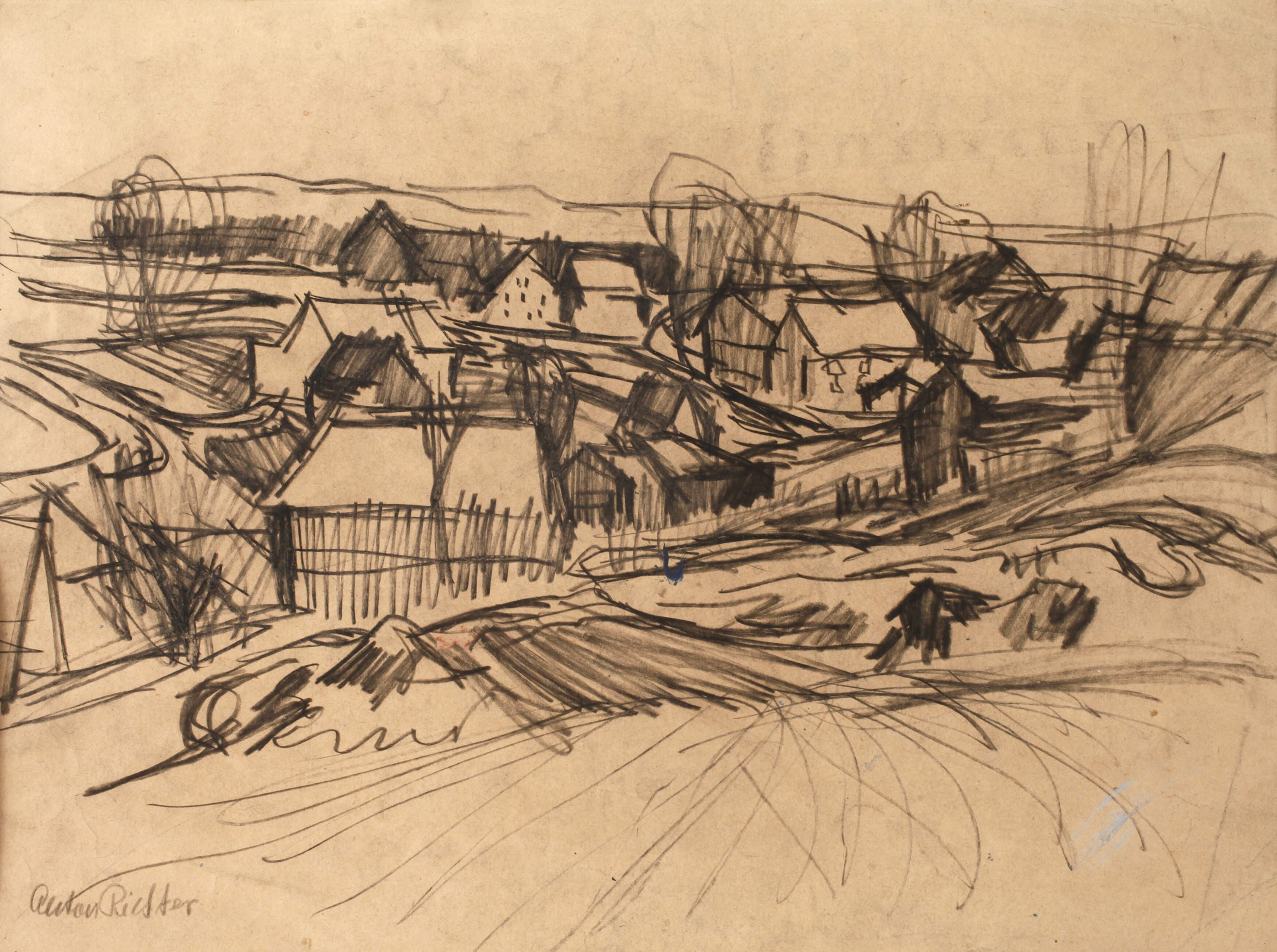 Anton Richter, Am Dorfrand