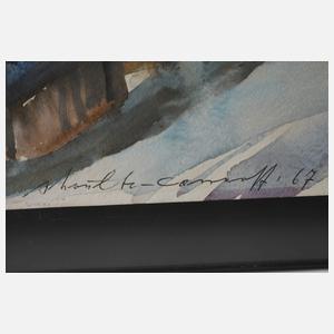 Erwin Schoultz-Carrnoff, Berglandschaft