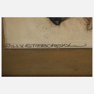 Georg Willy Stieborsky, Beim Ankleiden