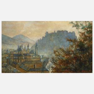 Max Storno, attr., Ansicht Salzburg