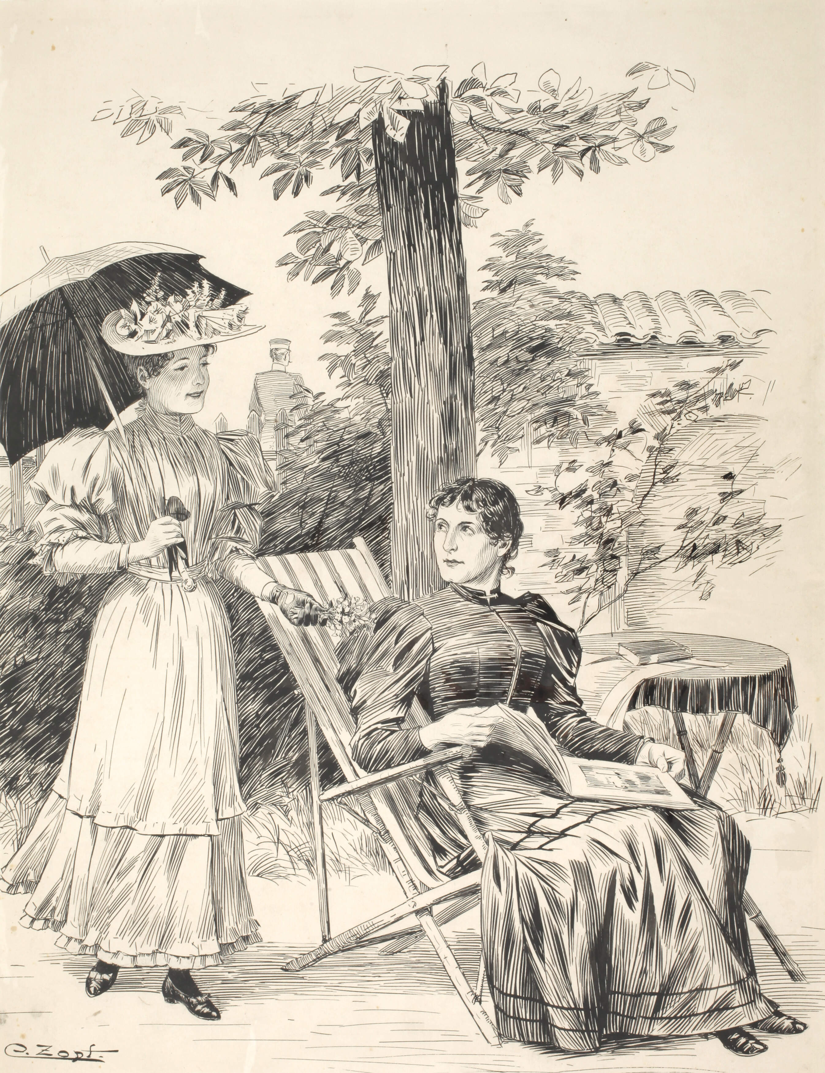 Carl Zopf, Blumen vom Verehrer