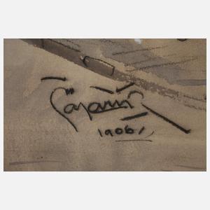 Partie in Prag mit Teynkirche