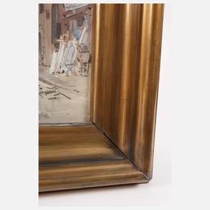 Partie in Prag mit Teynkirche