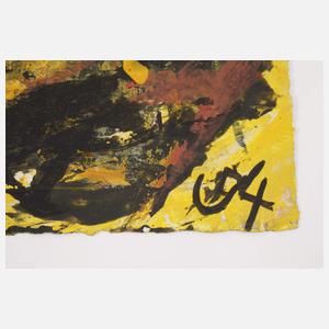 Gerd Mackensen, "Thüringer Land mit Tierschädel"