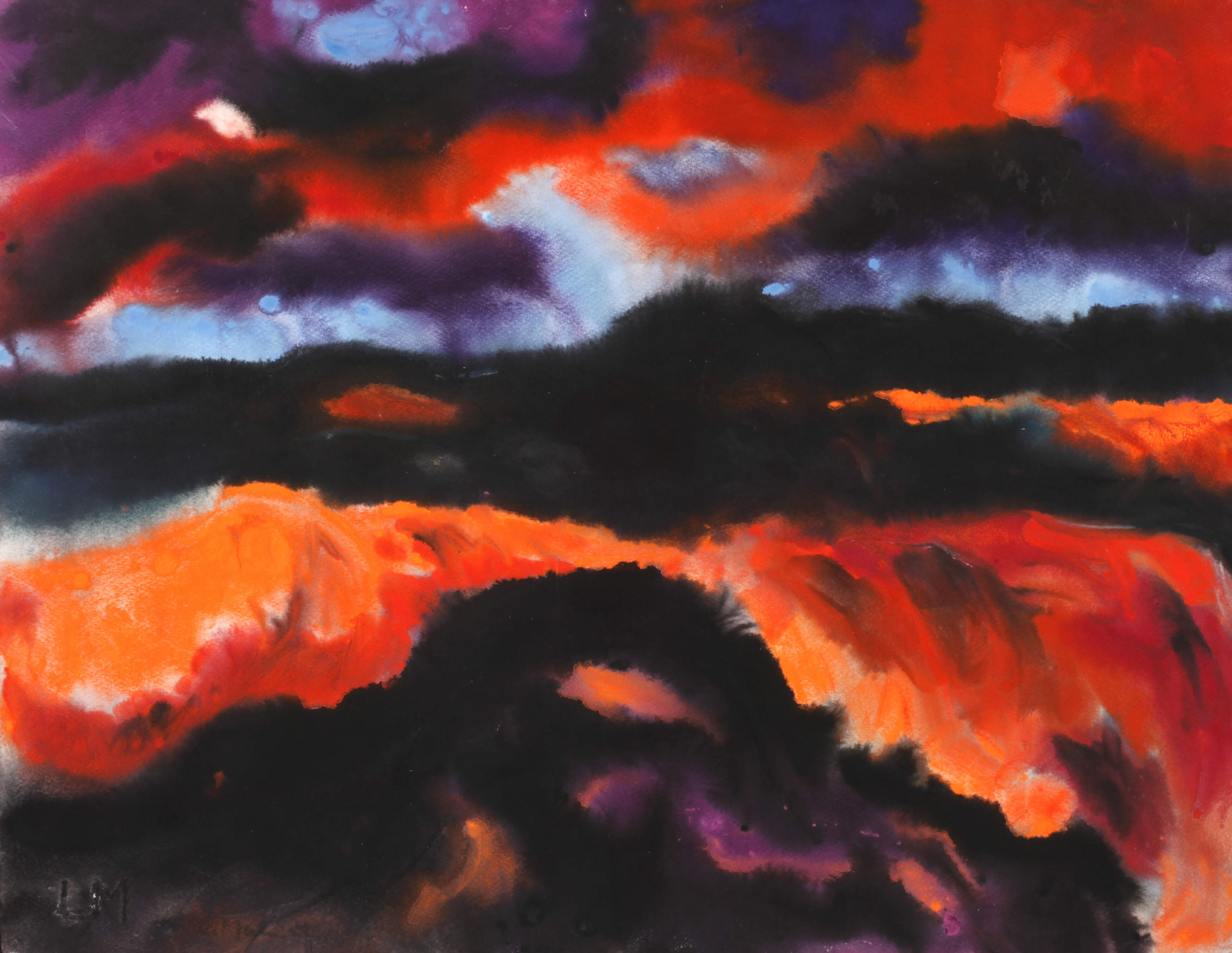 Lothar Malskat, Expressive Abendstimmung