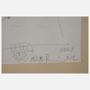 Franz Ringel, Portraitzeichnung