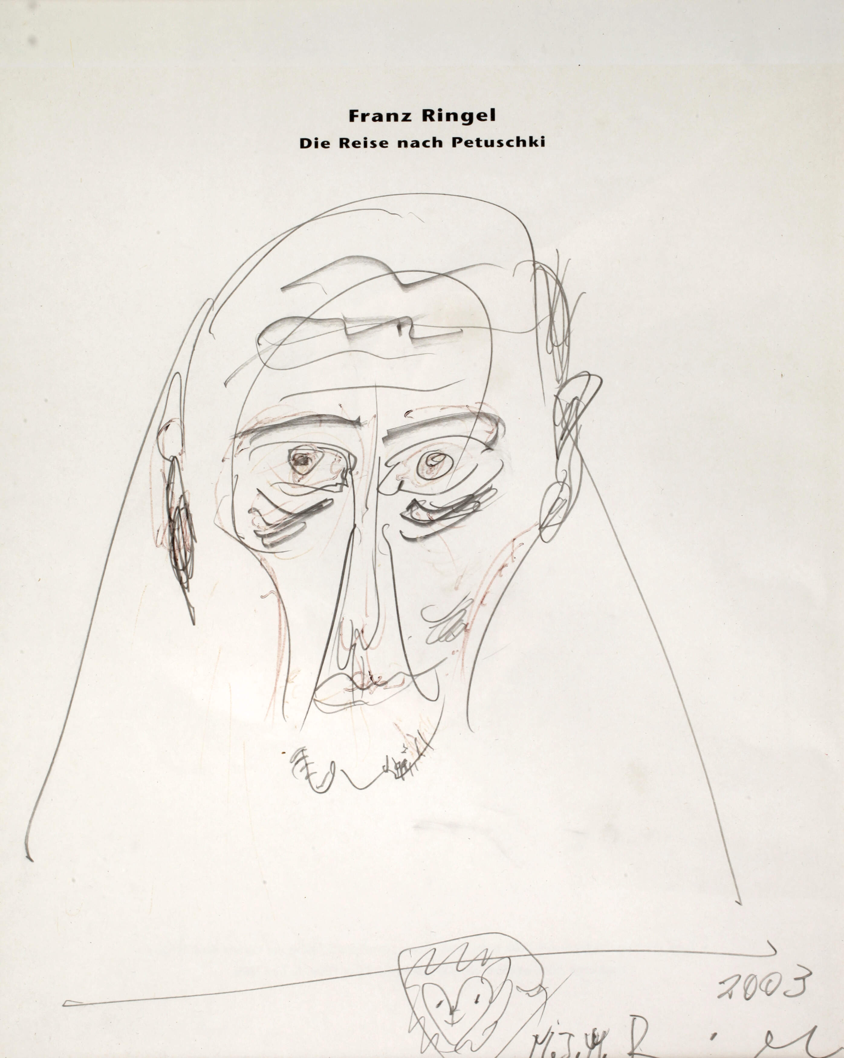 Franz Ringel, Portraitzeichnung