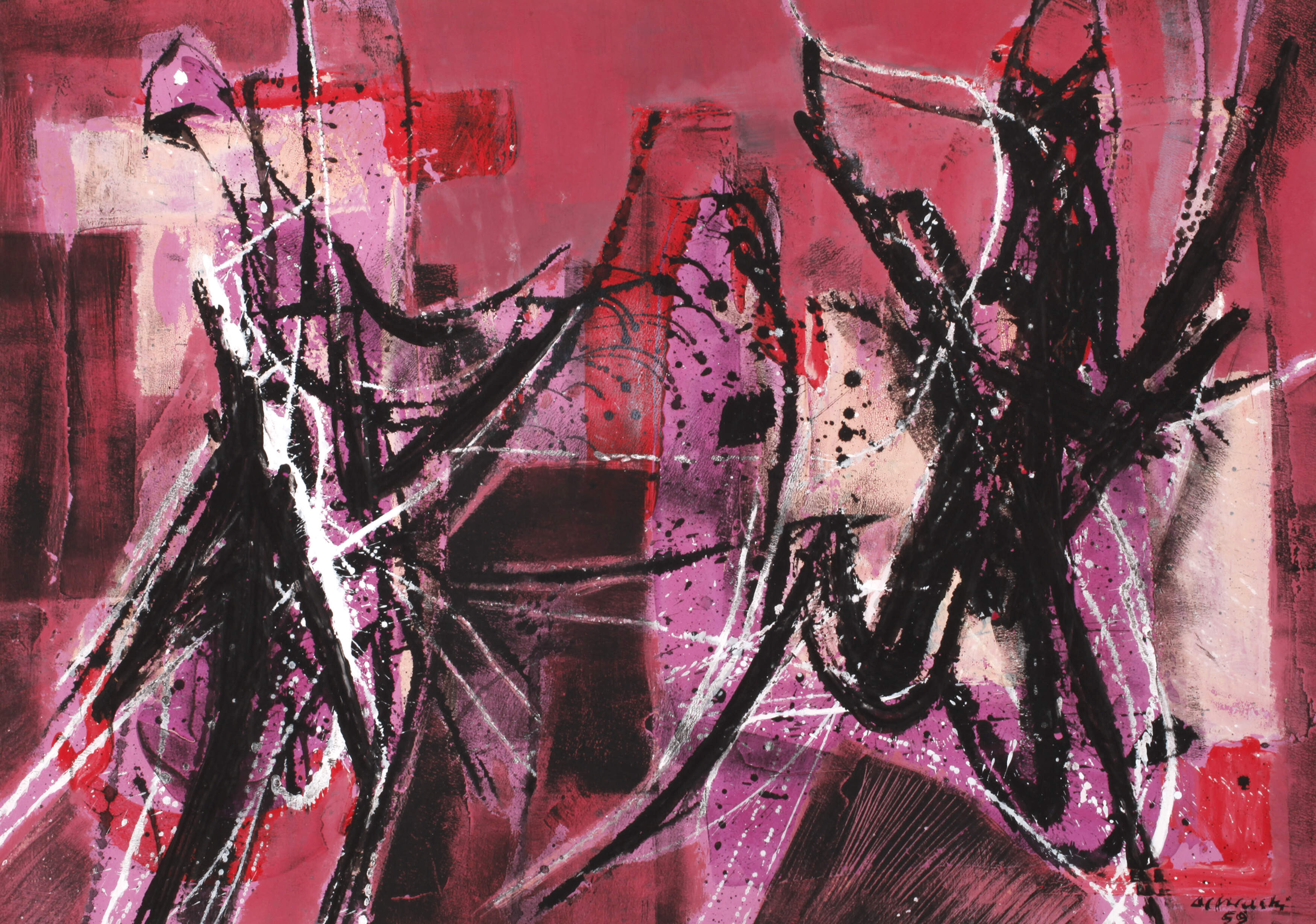 Alf Welski, attr., "Figurativ 1. Variation"