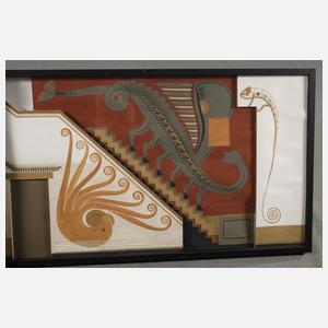 Phantastischer Raumentwurf mit Oktopus