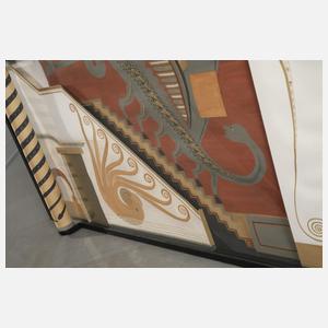 Phantastischer Raumentwurf mit Oktopus