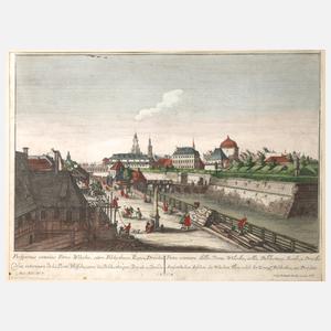 Georg Baltasar Probst, Blick auf Dresden