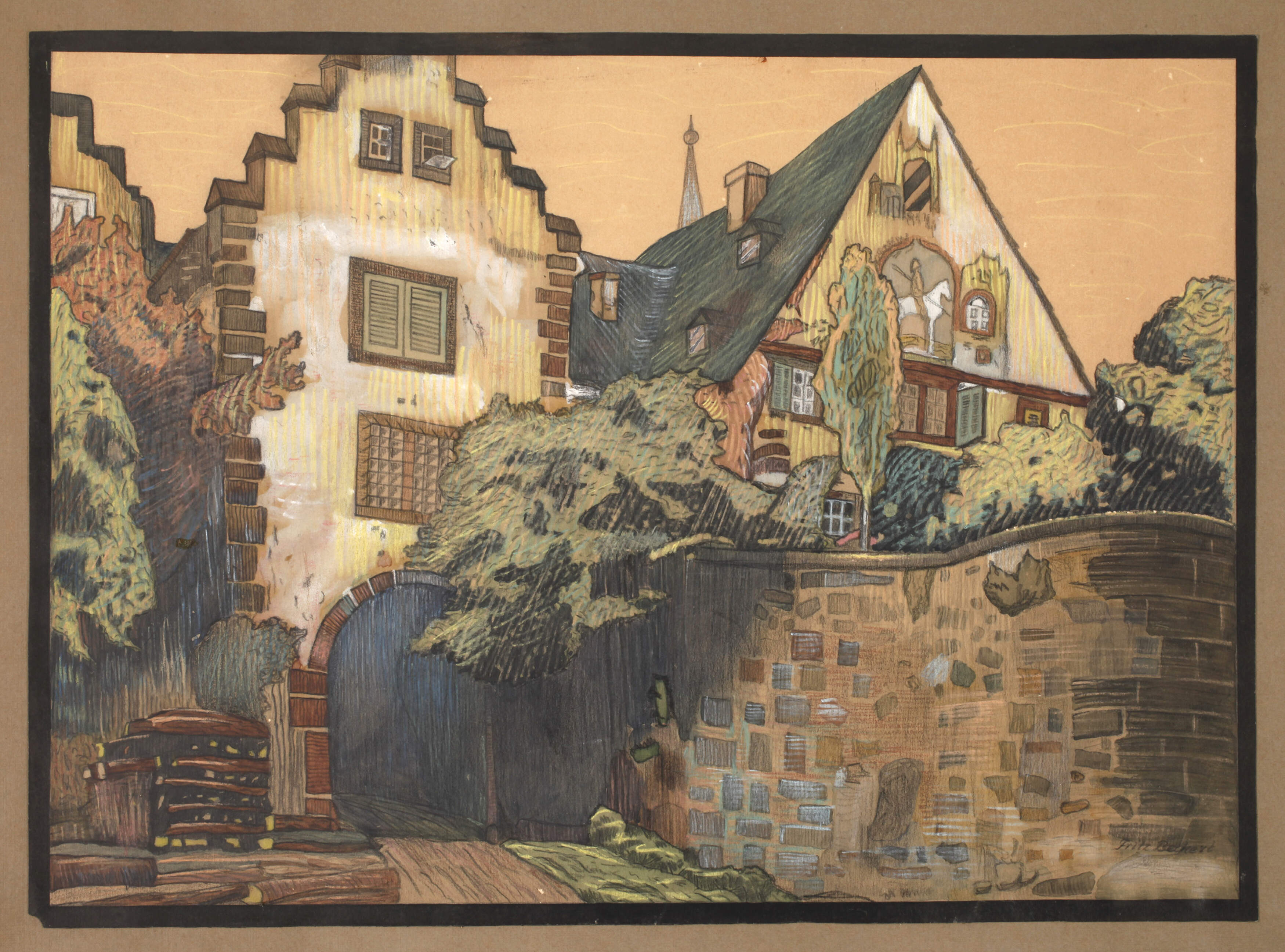 Fritz Beckert, Fränkische Kleinstadt