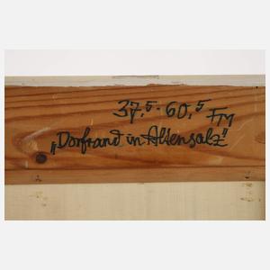 Fredo Bley, "Dorfrand in Altensalz"