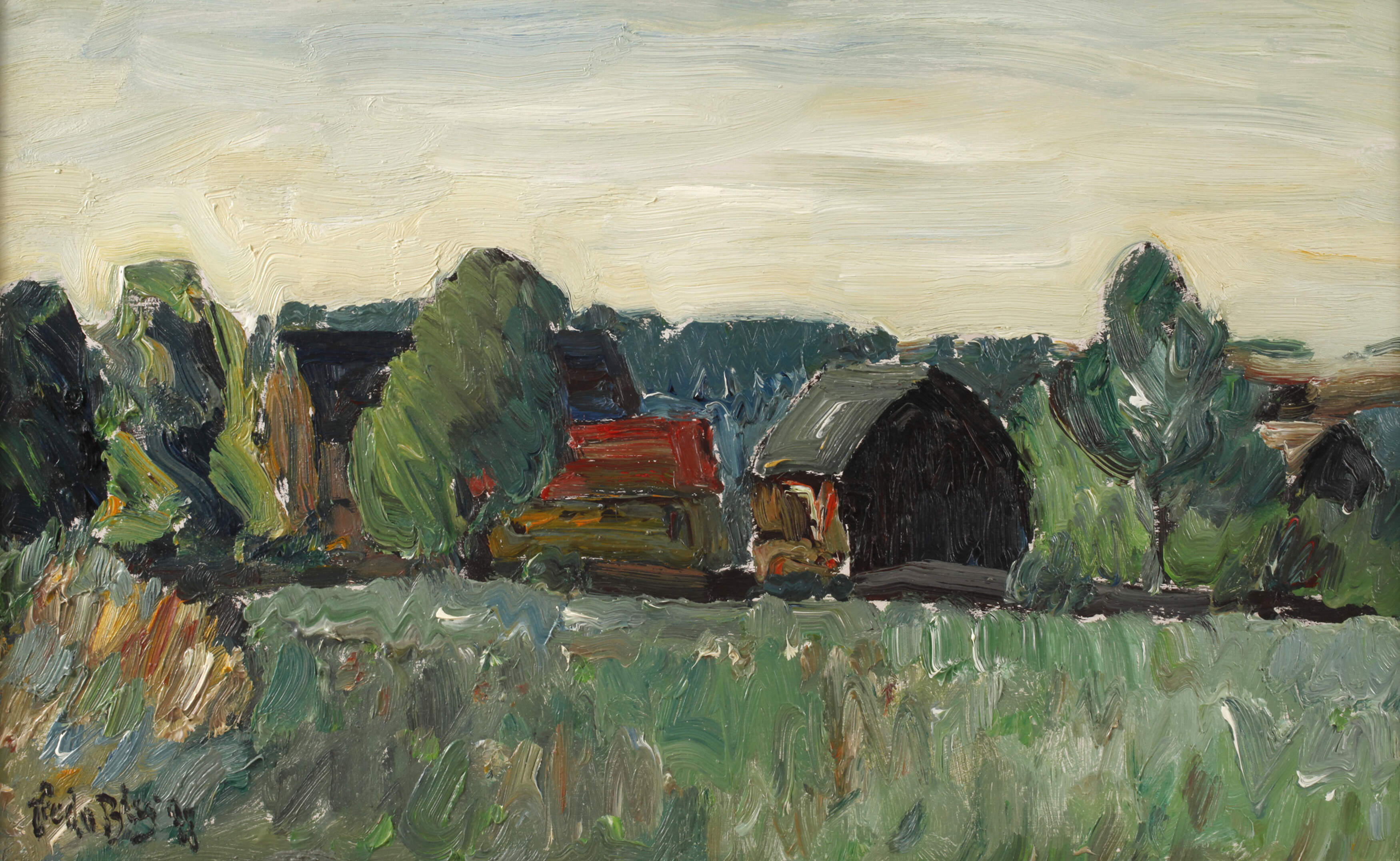 Fredo Bley, "Dorfrand in Altensalz"