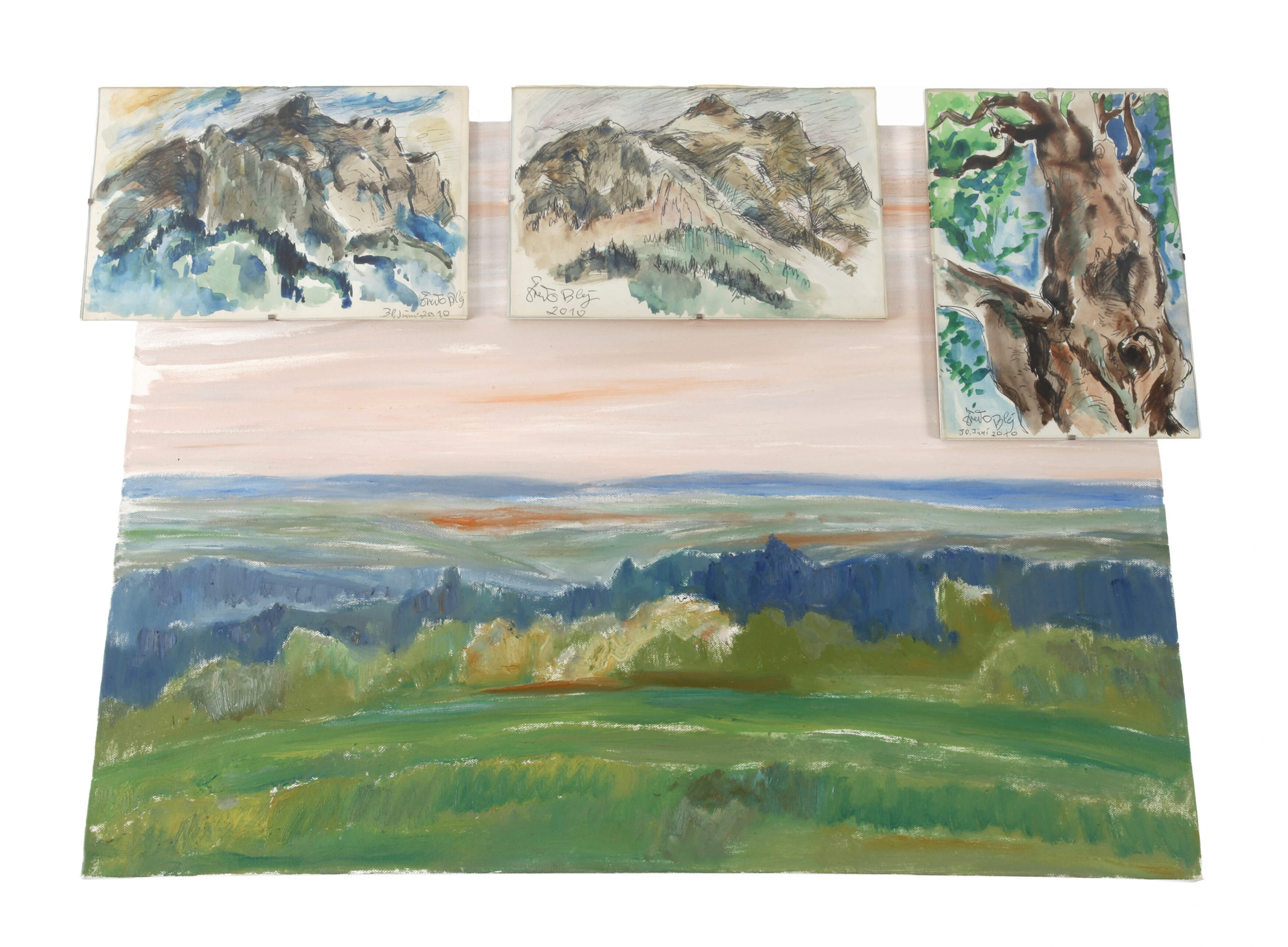 Fredo Bley, Vier Bilder