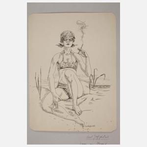 Curt Großpietsch, Am Strand